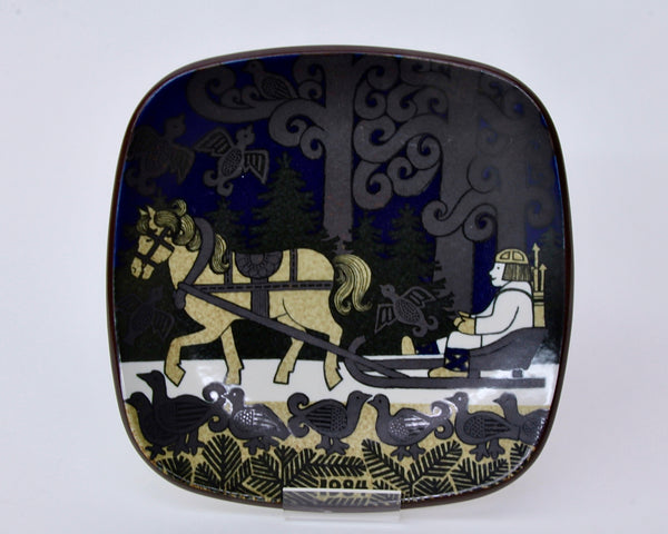 置物 ARABIA - ARABIA Raija Uosikkinen KALEVALA 1984 Arabia Kalevala, year plate, Raija Uosikkinen, 1984